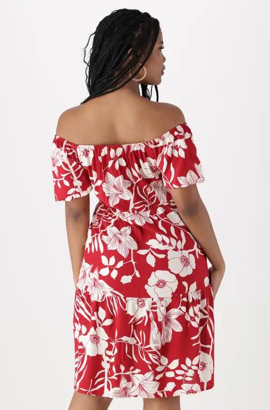 Carla Dress _ 140352 _ Red sold by Dunns product image thumbnail 3