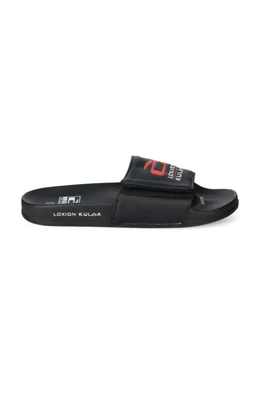 Loxion Kulca Velcro Slide _ 142759 _ Black sold by Dunns