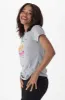 Zola Regular Fitted Graphic Tee _ 150316 _ Grey Mel sold by Dunns
