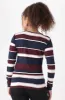Clero Stripe Tee _ 148076 _ Burgundy sold by Dunns