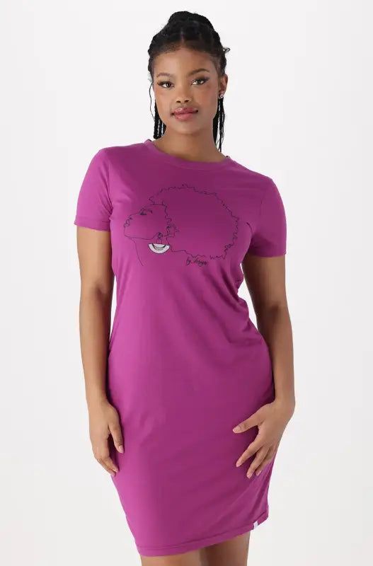 Zienna Bodycon Dress _ 142366 _ Purple sold by Dunns