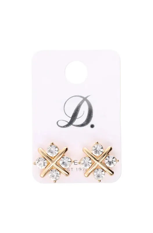 Jody Diamante Stud Single Earring _ 151434 _ Gold sold by Dunns