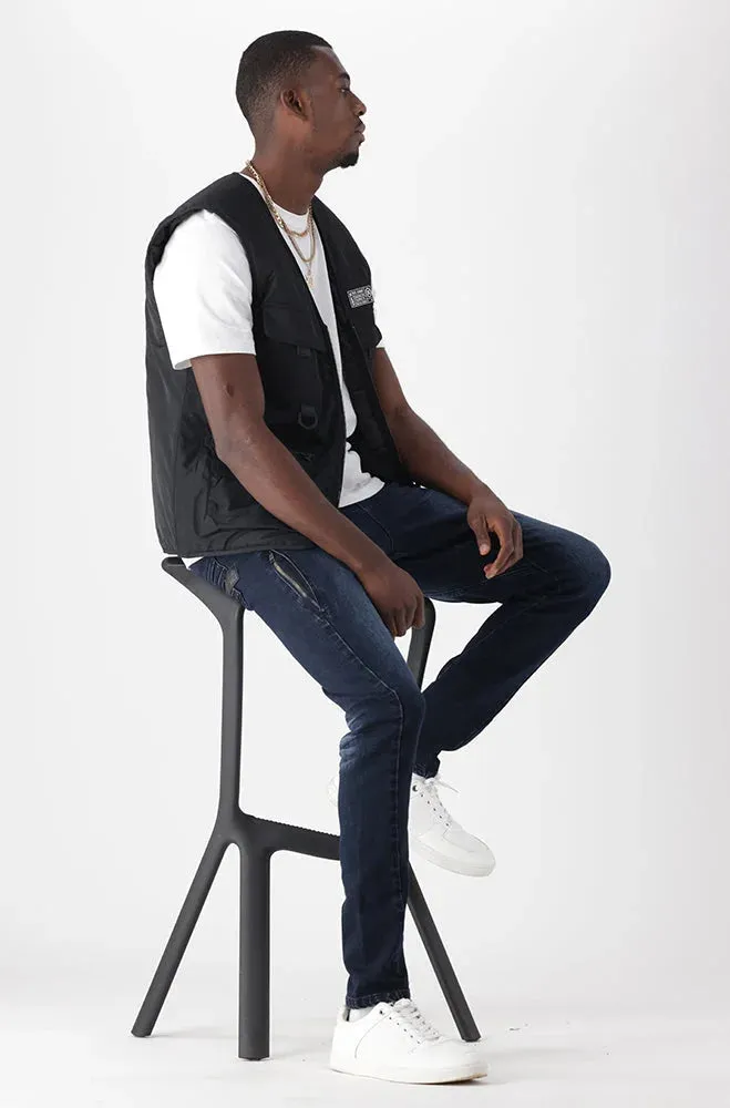 Cazenove Tapered Denim _ 147988 _ Dark Wash sold by Dunns product image thumbnail 4