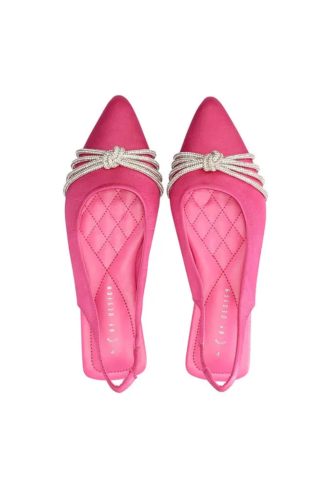 Estella Trim Slingback Pump _ 150020 _ Pink sold by Dunns product image thumbnail 4