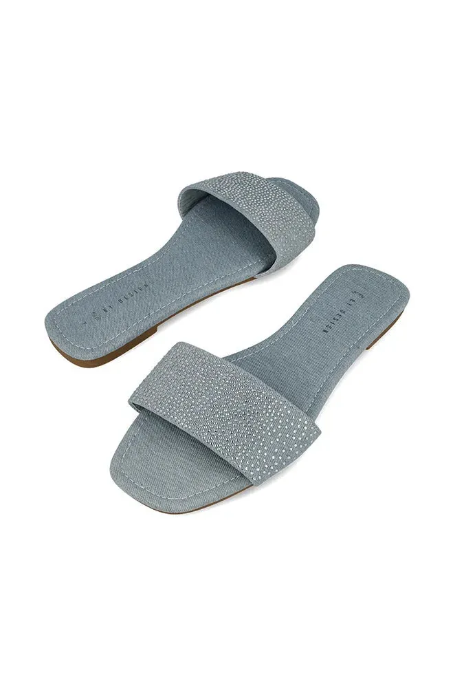 Annelie Slide _ 150198 _ Blue sold by Dunns product image thumbnail 3