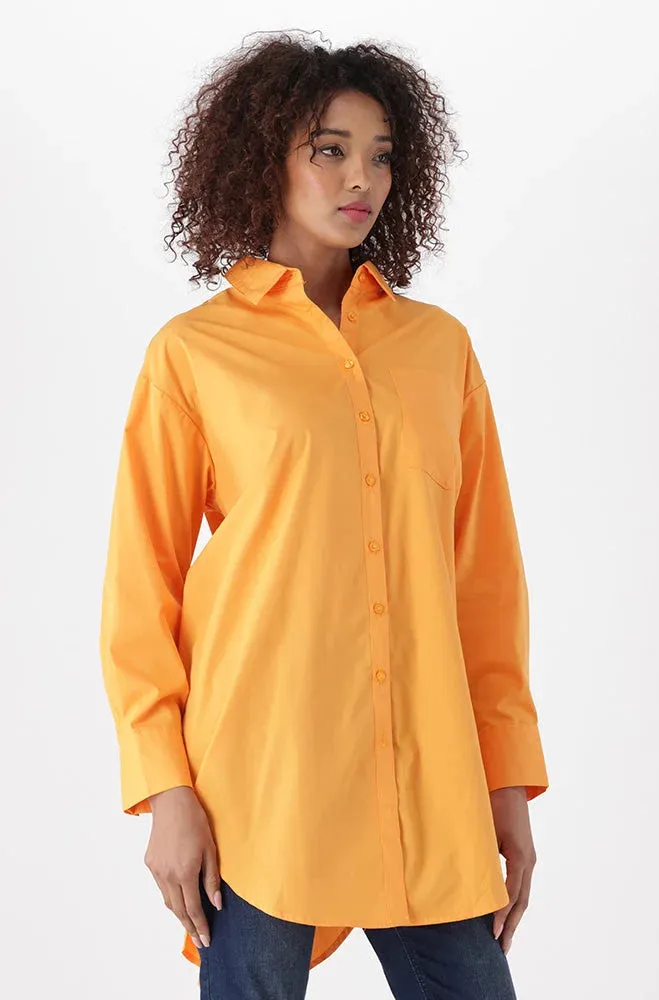 Mia Boyfriend Shirt _ 151885 _ Orange sold by Dunns product image thumbnail 2