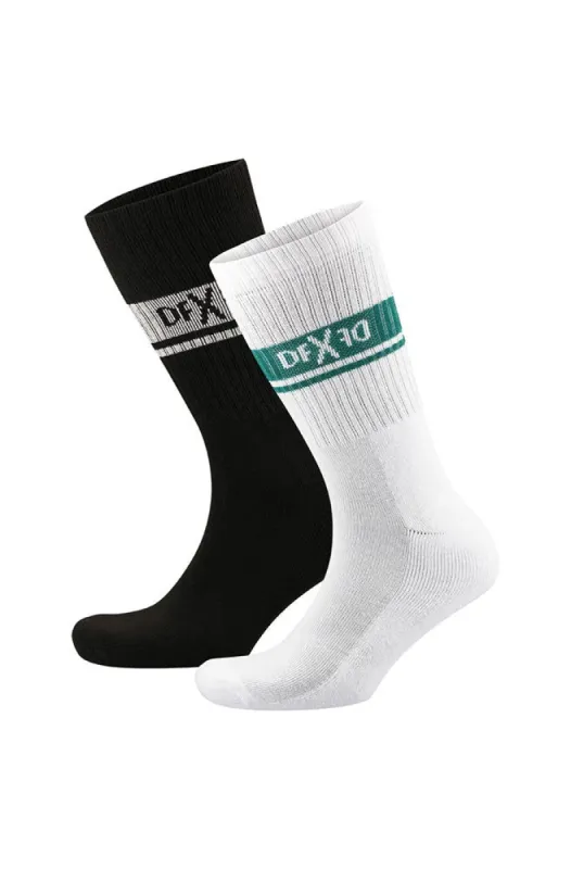 Slade Sport Socks 2 Pk Black/White _ 150107 _ Black sold by Dunns