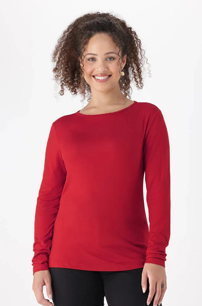 Cleo Crew Neck Tee _ 149110 _ Red sold by Dunns