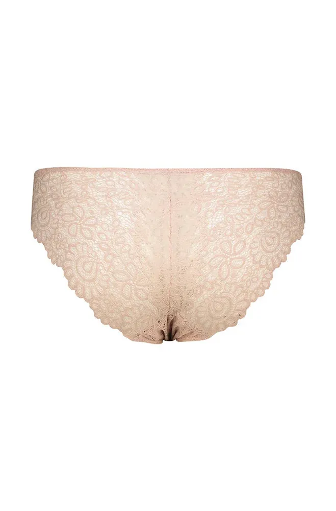 Ally Lace Insert Front/Back Lace Bikini _ 155448 _ Pink sold by Dunns product image thumbnail 2