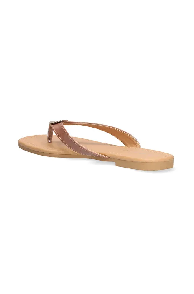 Yolanda Thong Sandal _ 150418 _ Brown sold by Dunns product image thumbnail 2