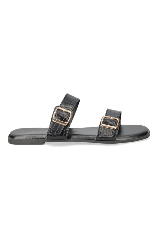 Ingella Slip On Sandal _ 153453 _ Black sold by Dunns
