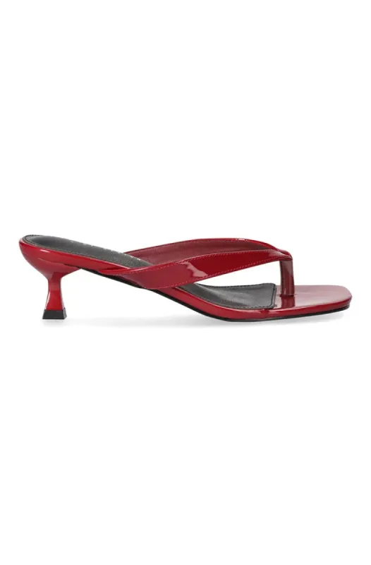 Maryann Thong Sandal _ 153221 _ Burgundy sold by Dunns
