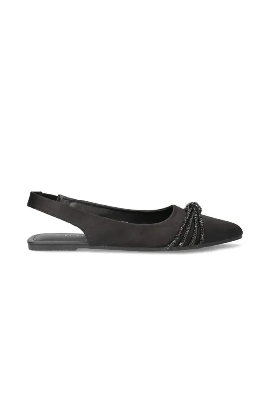 Estella Trim Slingback Pump _ 150019 _ Black sold by Dunns