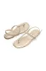 Baheejah T-Bar Sandal _ 150658 _ Gold sold by Dunns