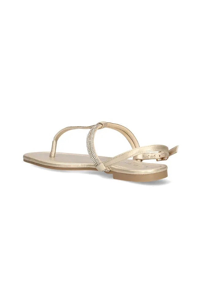 Baheejah T-Bar Sandal _ 150658 _ Gold sold by Dunns product image thumbnail 2