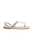 Baheejah T-Bar Sandal _ 150658 _ Gold sold by Dunns