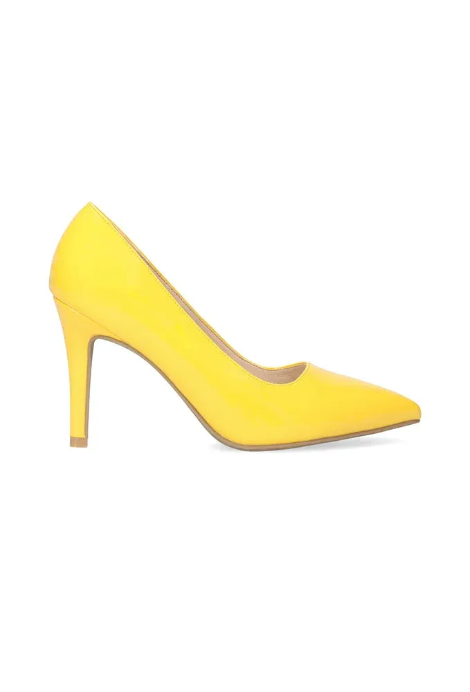 Mariah Stiletto Heel _ 149904 _ Yellow sold by Dunns