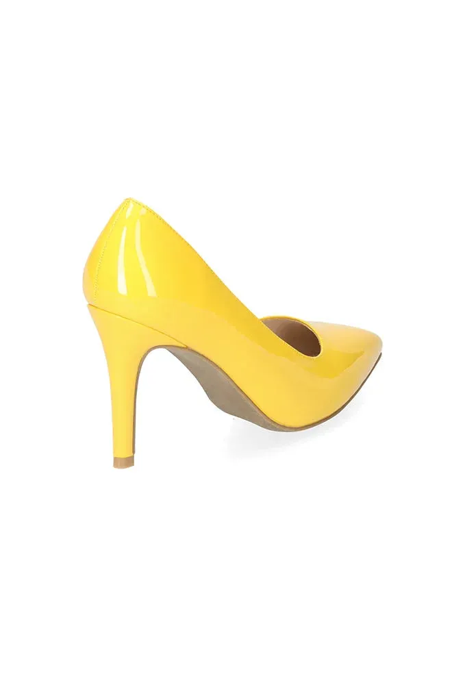 Mariah Stiletto Heel _ 149904 _ Yellow sold by Dunns product image thumbnail 2