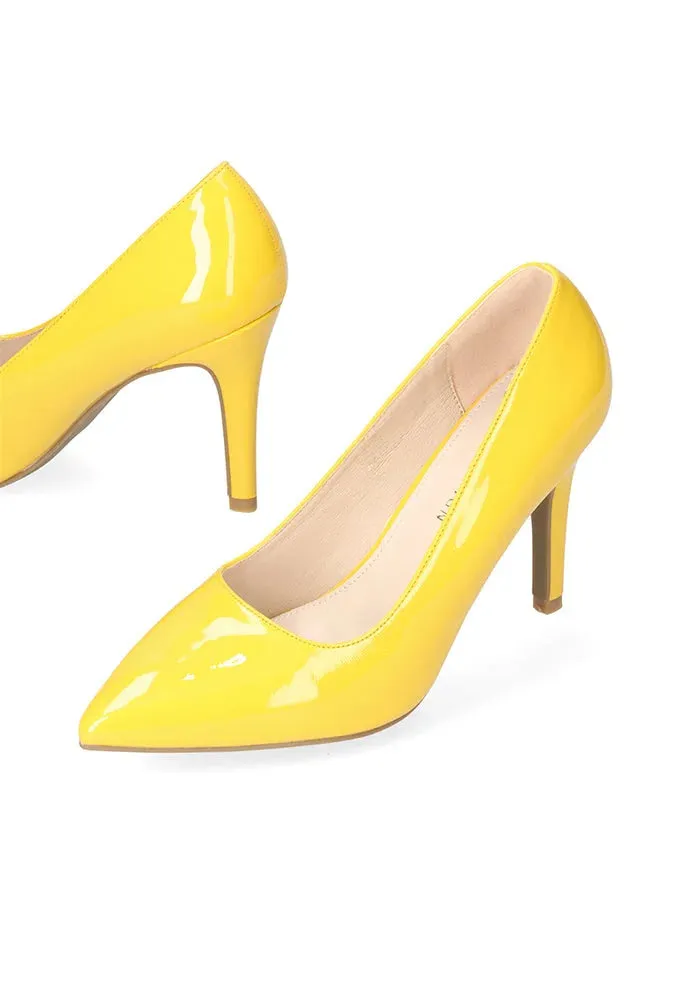 Mariah Stiletto Heel _ 149904 _ Yellow sold by Dunns product image thumbnail 3