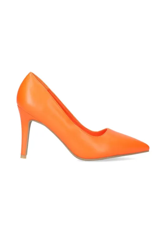 Mariah Stiletto Heel _ 149906 _ Orange sold by Dunns