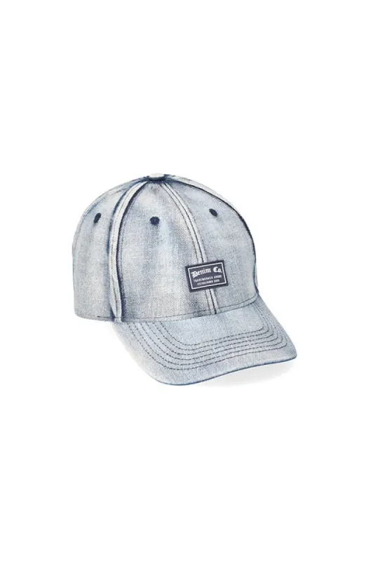 Phil Denim Peakcap _ 152904 _ Blue sold by Dunns