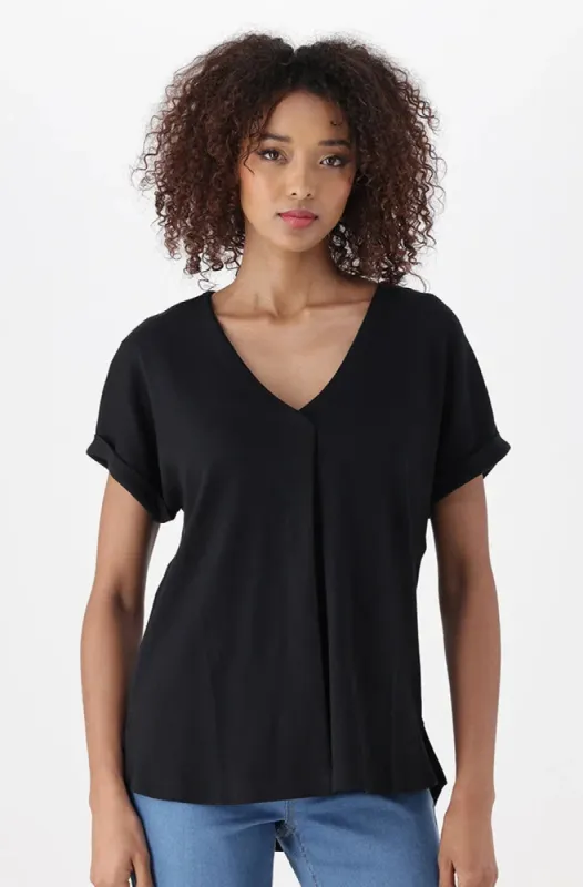 MIA PORTIFINO TOP _ 150482 _ Black sold by Dunns