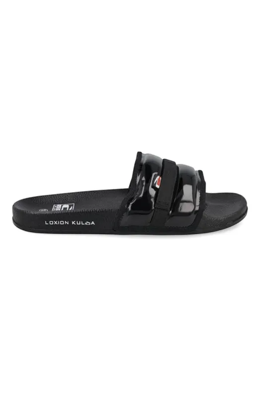 Loxion Kulca Harold Slide _ 147557 _ Black sold by Dunns