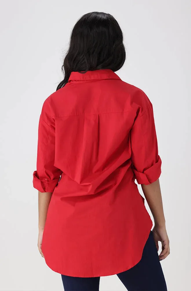 MIA BOYFRIEND SHIRT _ Red sold by Dunns product image thumbnail 3