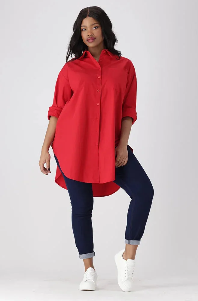 MIA BOYFRIEND SHIRT _ Red sold by Dunns product image thumbnail 4