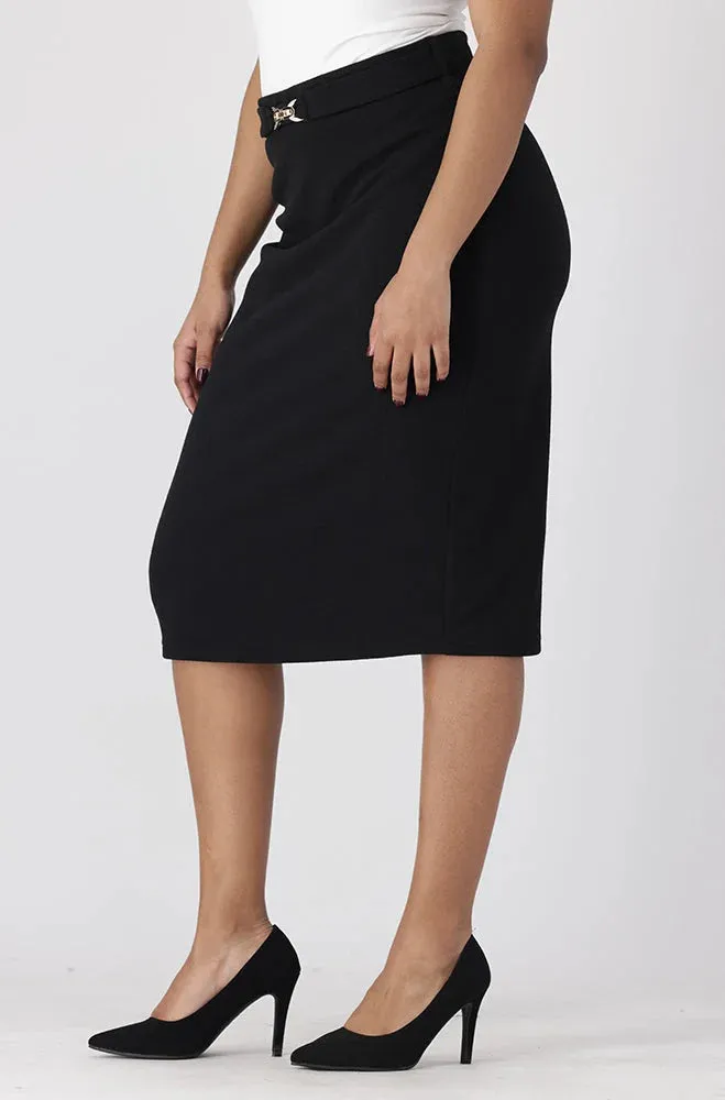 Brandy Pencil Skirt _ 153765 _ Black sold by Dunns product image thumbnail 2