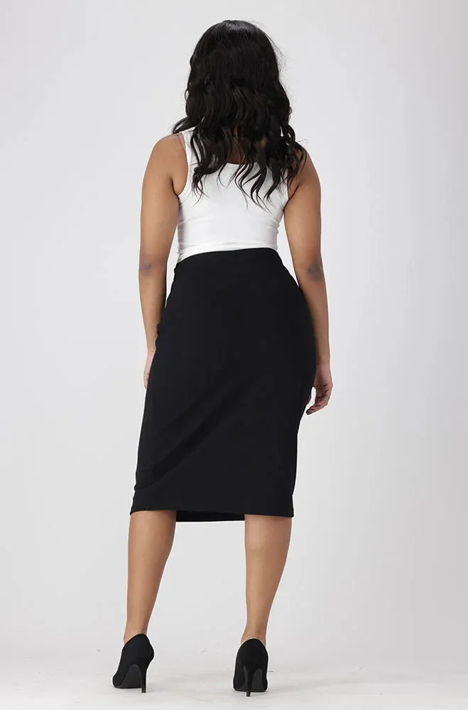 Brandy Pencil Skirt _ 153765 _ Black sold by Dunns product image thumbnail 5