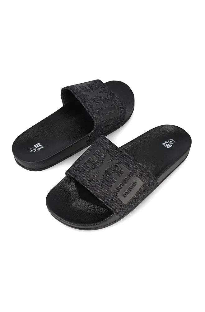 Leo Denim Slide _ 150165 _ Black sold by Dunns product image thumbnail 3