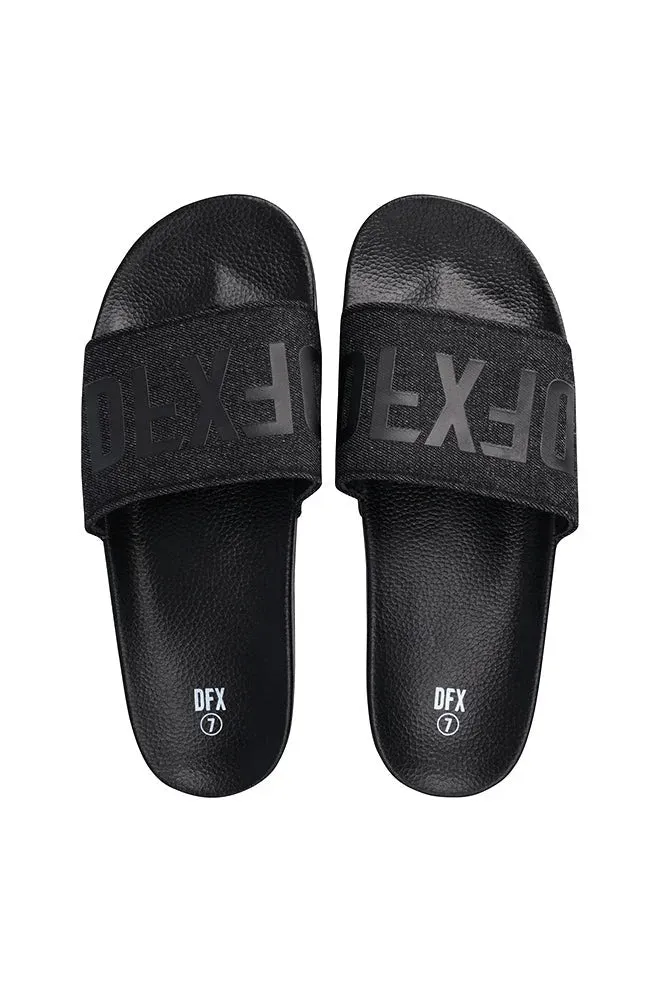 Leo Denim Slide _ 150165 _ Black sold by Dunns product image thumbnail 4