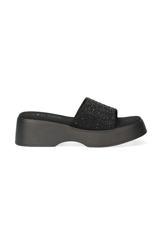 Laurelle Platform Mule _ 154432 _ Black sold by Dunns