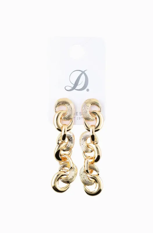 Jamie Drop Earrings _ 154396 _ Gold sold by Dunns