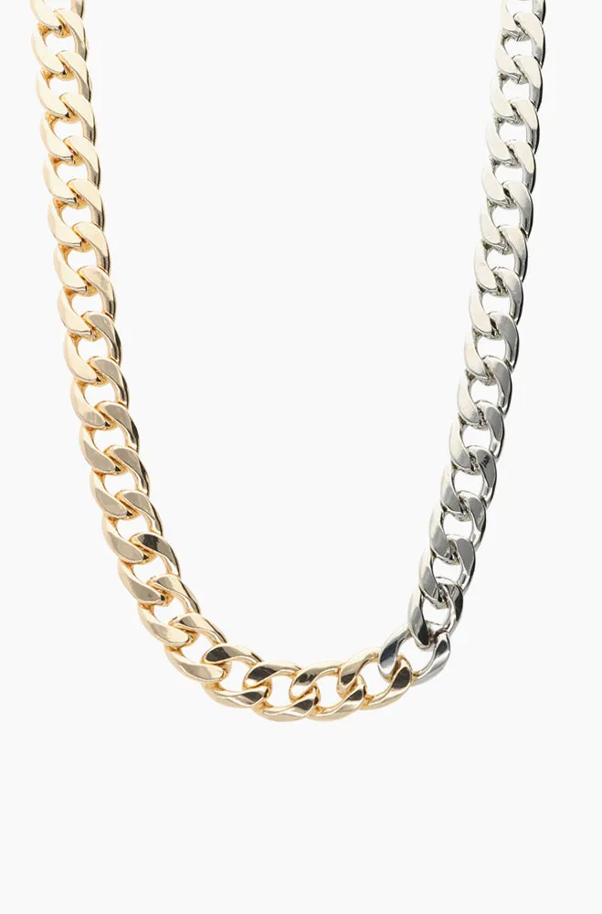 Bianca Two Tone Chain Necklace _ 153505 _ Multi sold by Dunns