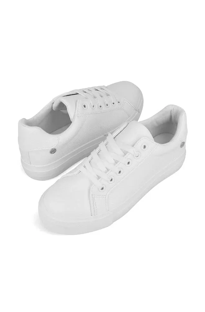 Jessie Lace Up Platform _ 150036 _ White sold by Dunns product image thumbnail 3