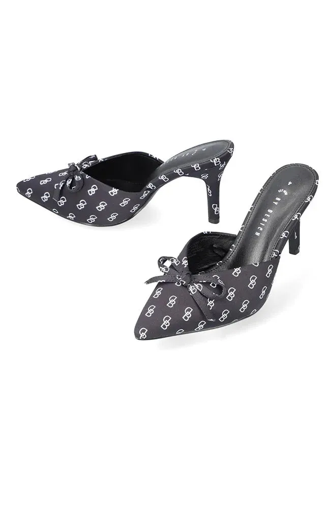 Ava Printed Heel _ 150131 _ Black sold by Dunns product image thumbnail 3