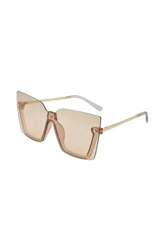 Shirley Rimless Sunglasses _ 145313 _ Brown sold by Dunns product image thumbnail 2
