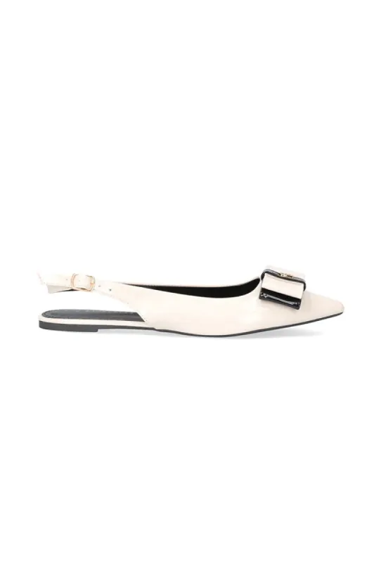 Malisha Bow Slingback Pump _ 153146 _ Milk sold by Dunns