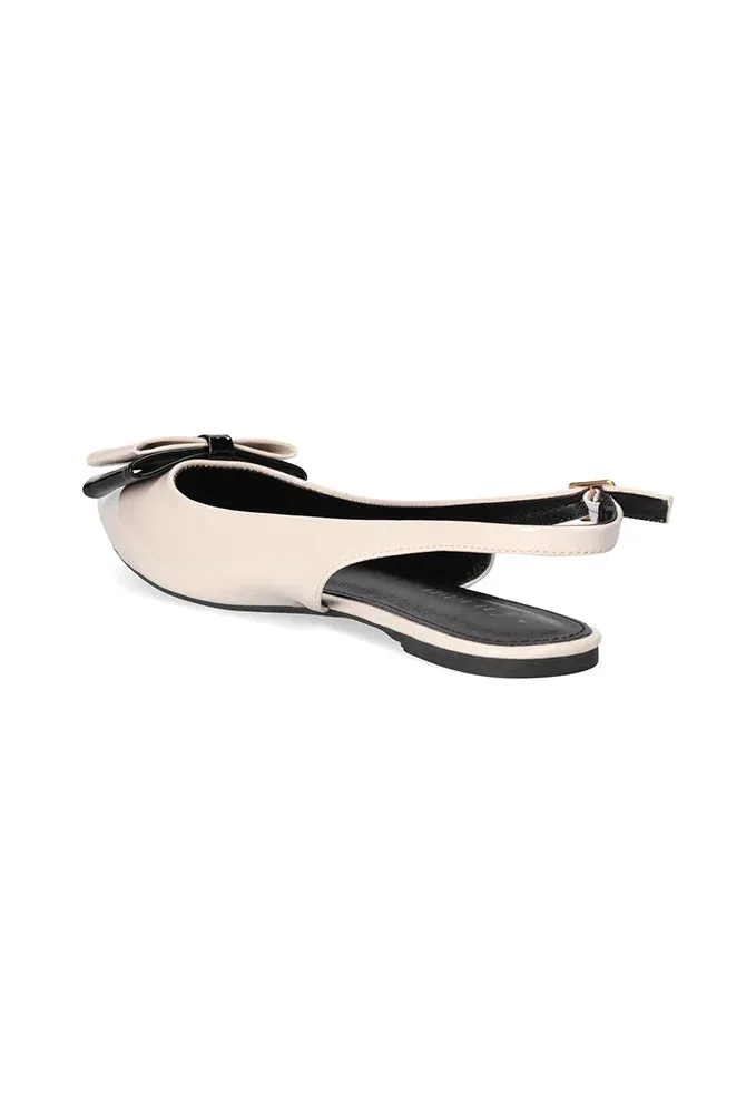 Malisha Bow Slingback Pump _ 153146 _ Milk sold by Dunns product image thumbnail 2