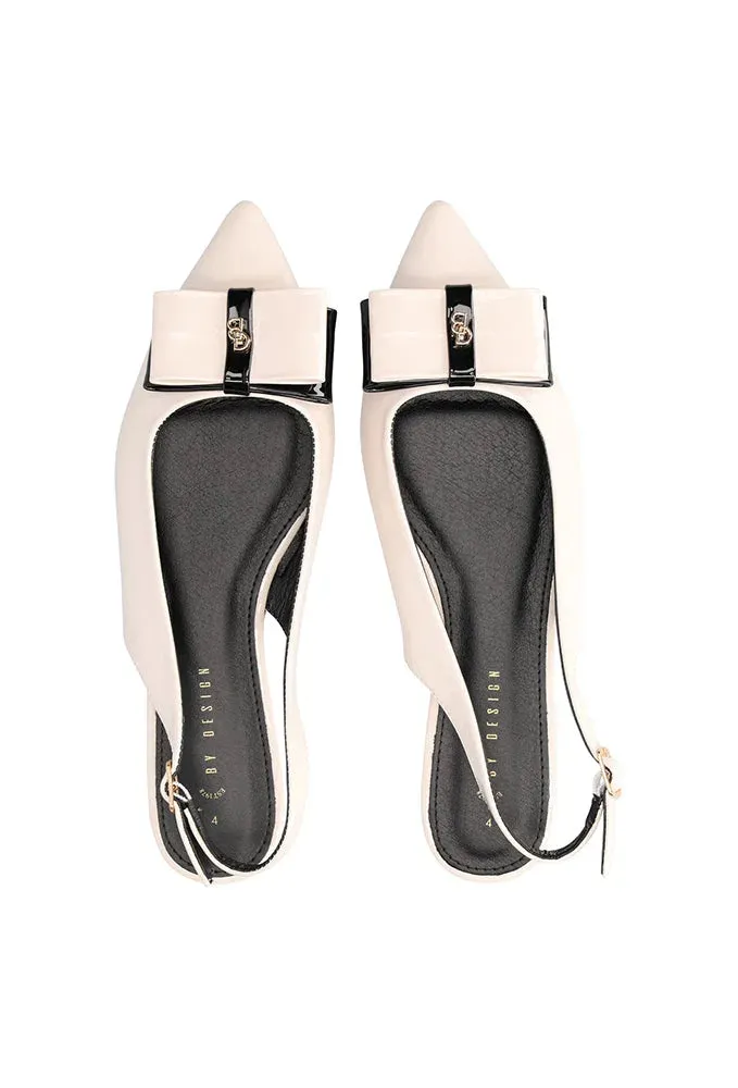 Malisha Bow Slingback Pump _ 153146 _ Milk sold by Dunns product image thumbnail 4