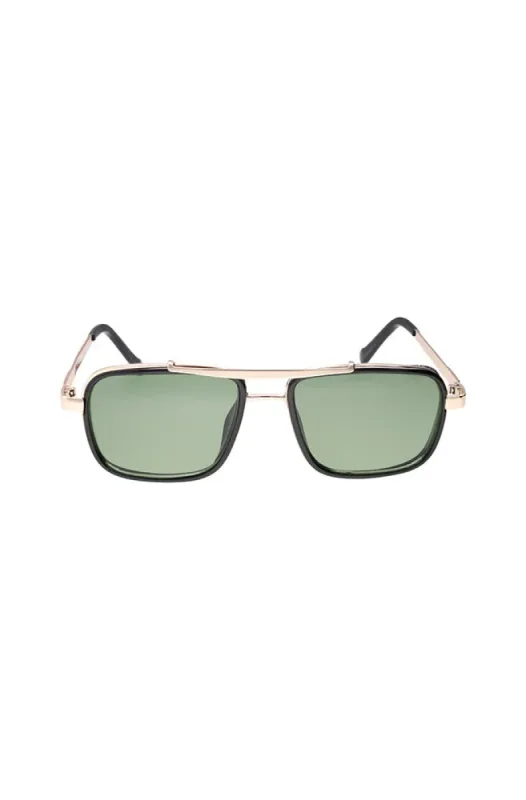 Angelo Aviator Sunglasses _ 152436 _ Gold sold by Dunns