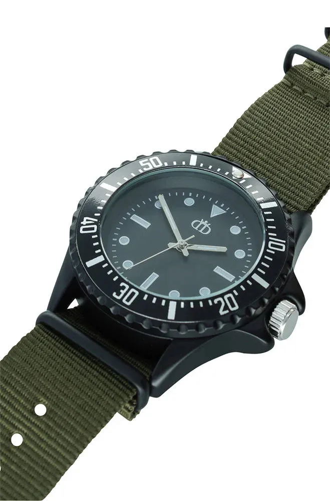 Steven Fatigue Webbing Strap Watch _ 152104 _ Fatigue sold by Dunns