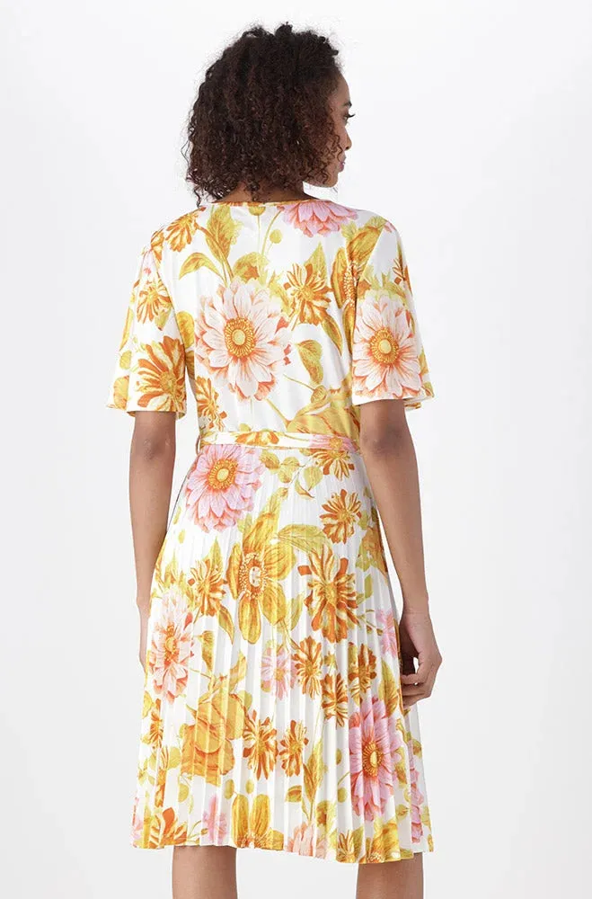 Hannah Floral Pleat Dress _ 151506 _ Multi sold by Dunns product image thumbnail 2