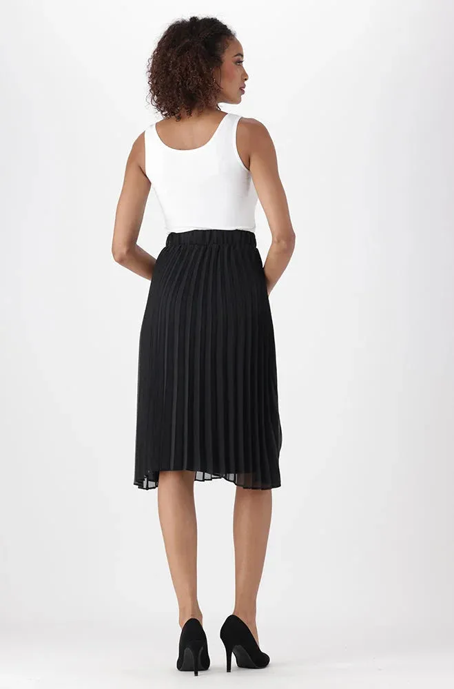 Iris Pleat Skirt _ 155143 _ Black sold by Dunns product image thumbnail 5