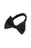Luca Satin Bow Tie _ 151534 _ Black sold by Dunns
