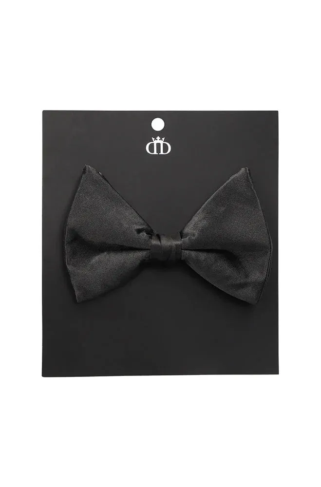 Luca Satin Bow Tie _ 151534 _ Black sold by Dunns
