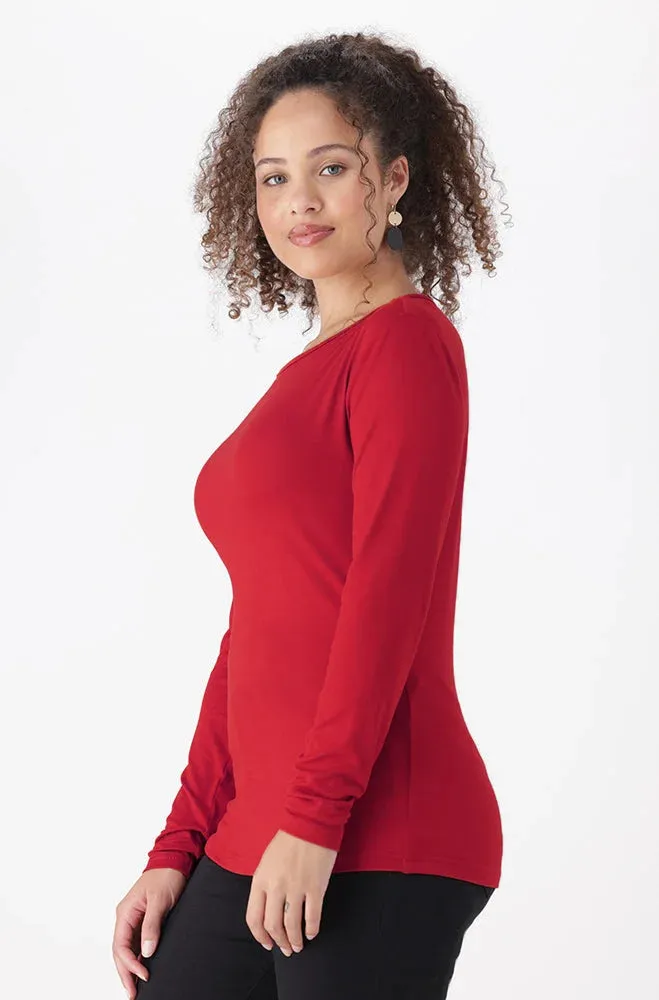 Cleo Crew Neck Tee _ 149110 _ Red sold by Dunns product image thumbnail 2