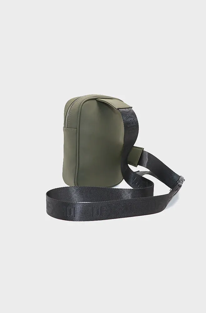 Lenny Pu Coated Crossbody Slingbag _ 151542 _ Fatigue sold by Dunns product image thumbnail 2